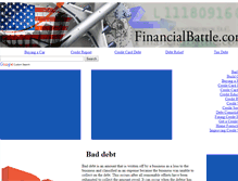 Tablet Screenshot of financialbattle.com